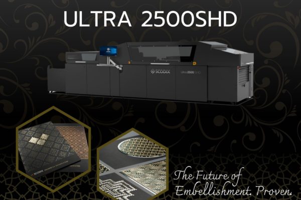 เปลี่ยนงานพิมพ์ธรรมดาให้กลายเป็นงานศิลป์หรูหรา ด้วย Scodix Ultra 2500 SHD