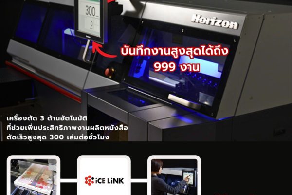 เพิ่มประสิทธิภาพการตัดหนังสือ ด้วย HORIZON HT-300