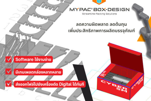 พลิกโฉมธุรกิจคุณสู่ยุคใหม่แห่งการออกแบบบรรจุภัณฑ์: พบกับ MYPAC Boxdesign!