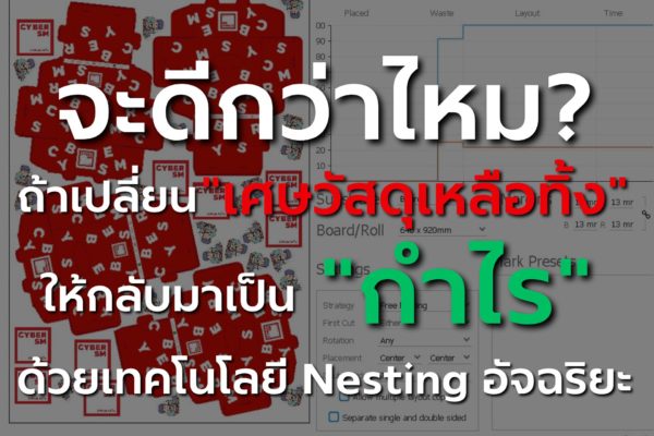 🎯 จะดีกว่าไหม? ถ้าเปลี่ยน “เศษวัสดุเหลือทิ้ง” ให้กลับมาเป็น “กำไร” ด้วยเทคโนโลยี Nesting อัจฉริยะ